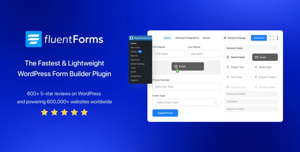 Fluent Forms Pro 6.1.8 - WordPress Form Builder Fluent Forms Pro - WordPress Form Builder