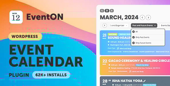EventON - WordPress Virtual Event Calendar Plugin